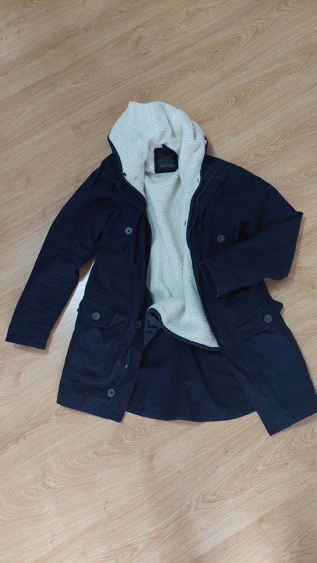 Parka uomo per due stagioni sfoderabile