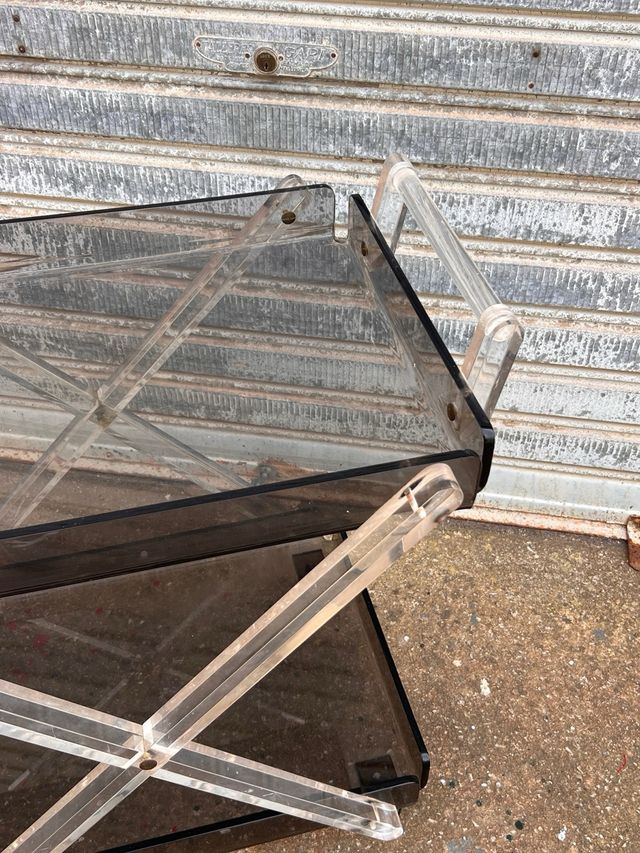 Carrito Camarera Metacrilato Años 80