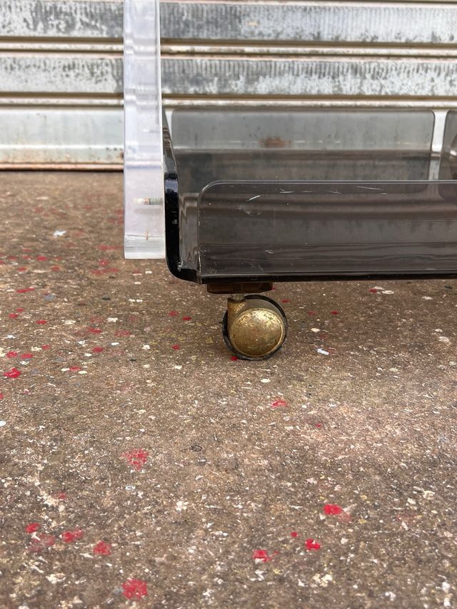 Carrito Camarera Metacrilato Años 80