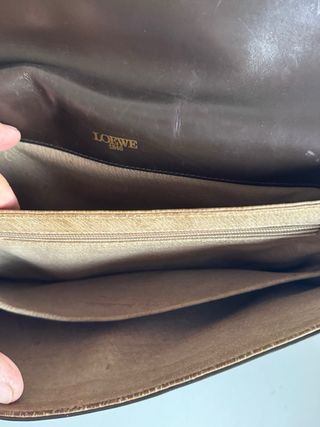 Loewe bolso bandolera de piel.