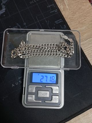 Cadena de plata