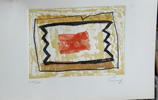 Grabado en tinta Carlos Gonzalez Villar