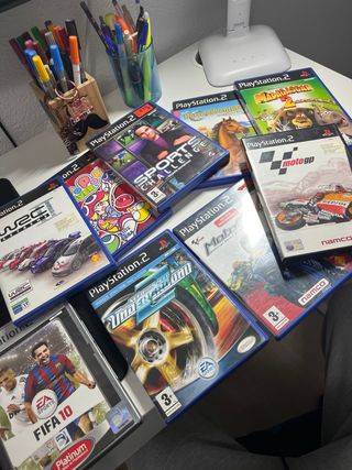 Play Station 2 con 9 juegos  dos mandos opcional