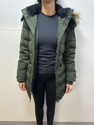 Abrigo plumas pepe jeans talla S plumón