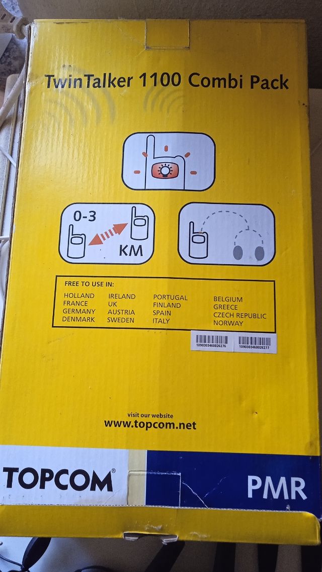 Walkie talkie 1100 combi pack