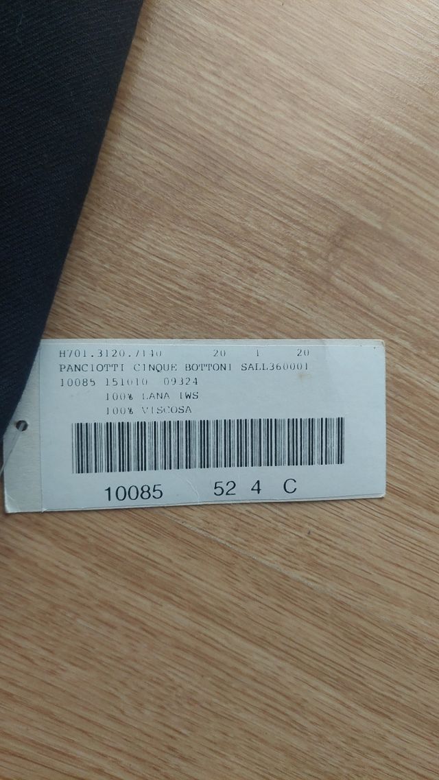 Gilet Nuovo con cartellino Lana