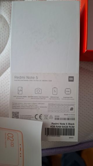 Xiaomi redmi note 5 64gb 4gb RAM
