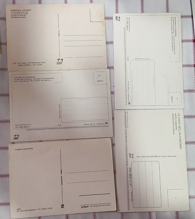 Cartoline postali vintage