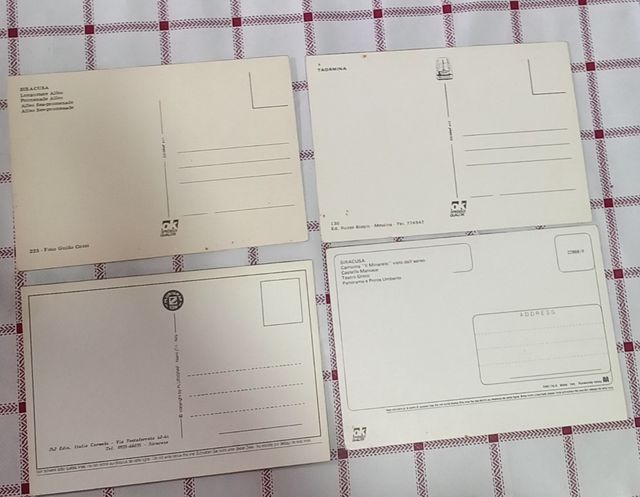 Cartoline postali vintage