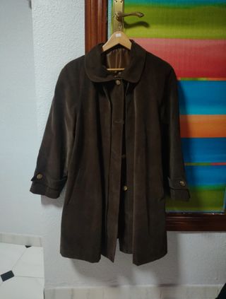 Abrigo antelina vintage 