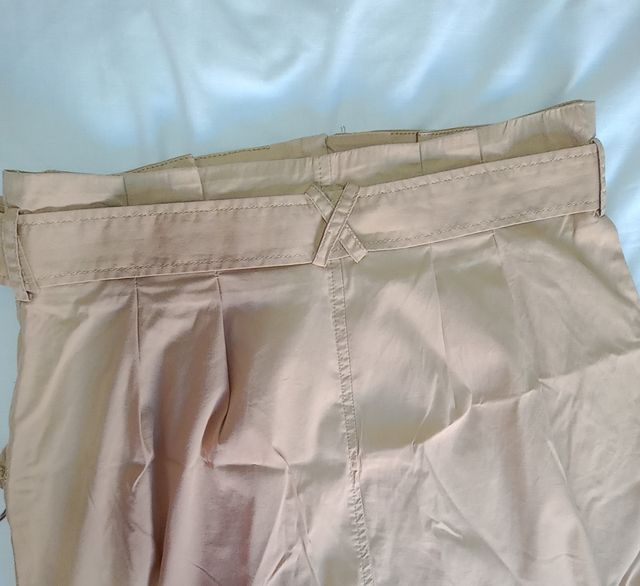 Falda beige zara Mujer talla M