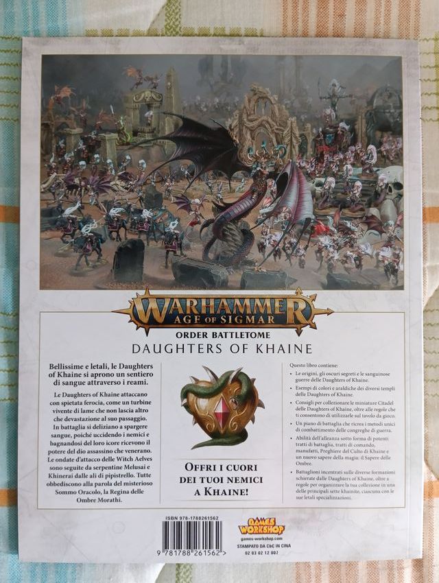 LOTTO MANUALE WARHAMMER AGE OF SIGMAR