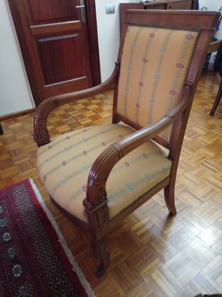 Silla butaca estilo francés vintage