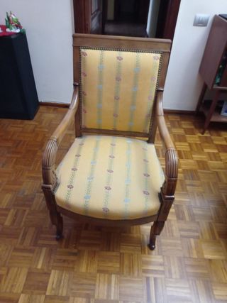 Silla butaca estilo francés vintage