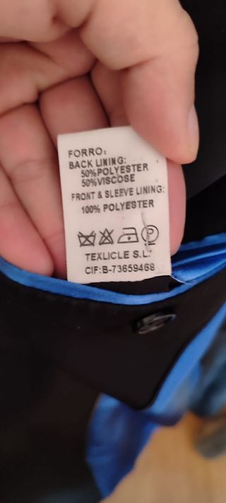 chaqueta americana de traje