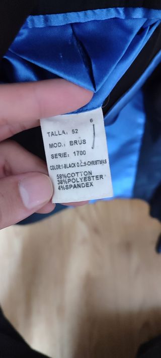 chaqueta americana de traje