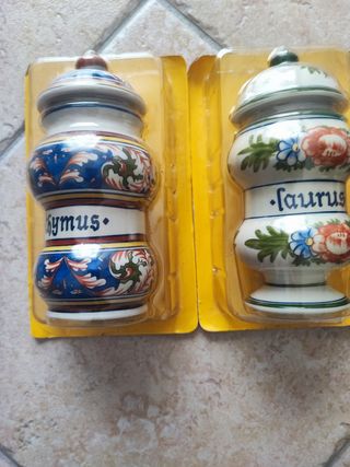 Set di 3 barattoli porta spezie