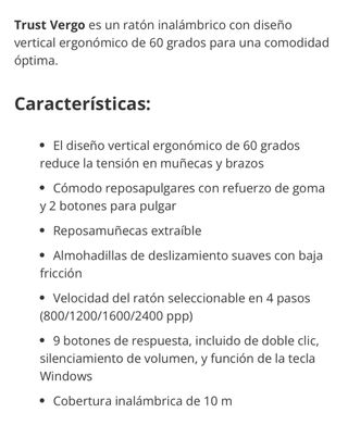 Raton Trust Vergo como nuevo