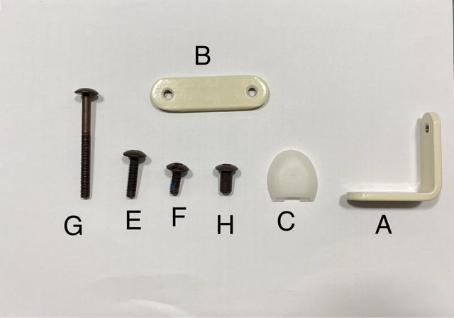 Tornillos y herrajes Stokke Sleepi