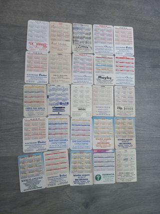 Calendario de bolsillo