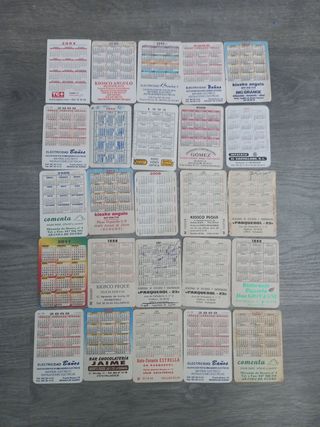 Calendario de bolsillo