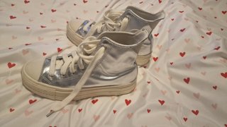 Tenis converse plataforma talla 36.5