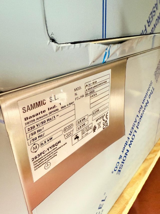 LAVAVAJILLAS INDUSTRIAL SAMMIC ACTIVÉ AX 50 OCASIO