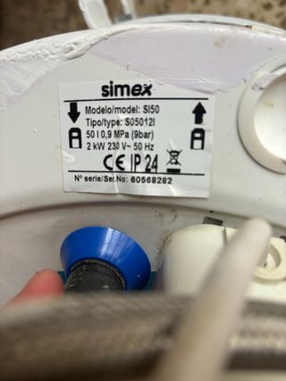 Termo electrico Simex