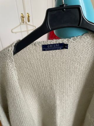 Cardigan Amichi bordada mohair vintage