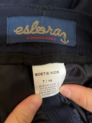 Traje comunion niño