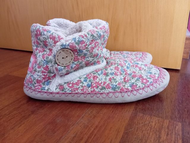 Zapatillas botín de casa mujer
