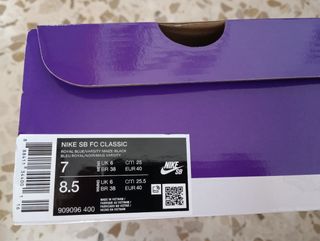 Zapatillas Nike SB, talla 40 europea