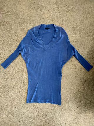 Vestito indaco in maglina