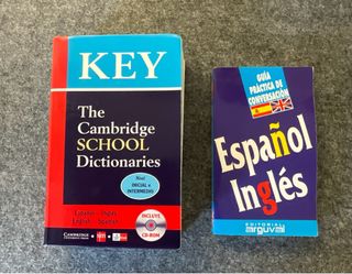 DICCIONARIO INGLES ESPAÑOL  y GUIA DE BOLSILLO