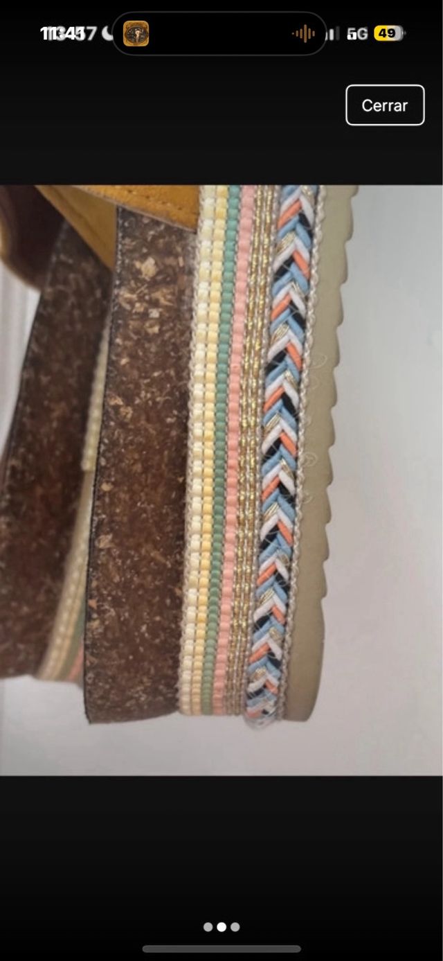 Sandalias de plataforda mostaza