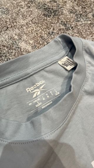 Camiseta Reebok Basica Azul Cielo