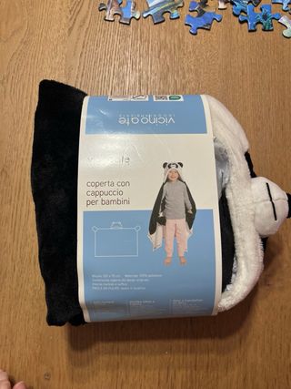 Coperta con cappuccio bambino