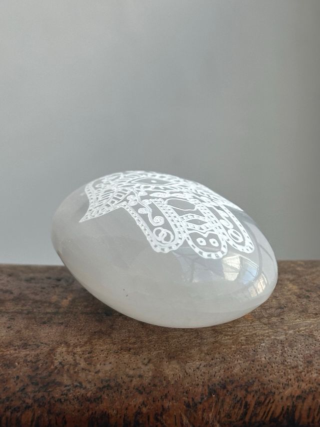 Palm stone Selenite