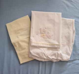 Set culla lenzuola e coprimaterasso