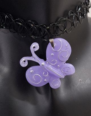 Choker handmade in resina 