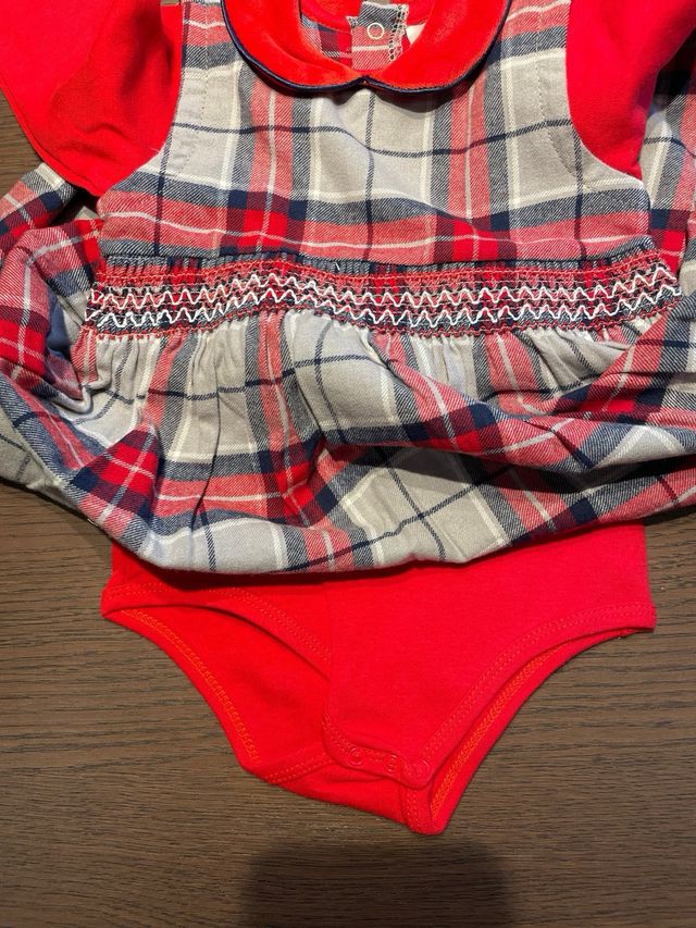 Set giacca e vestito in tartan