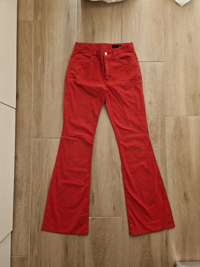 Pantaloni a zampa GAS vintage donna Tg S