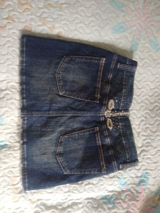 Falda vaquera talla S