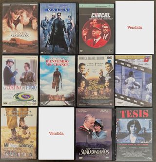 Lote de 12 películas en DVD - Cine variado