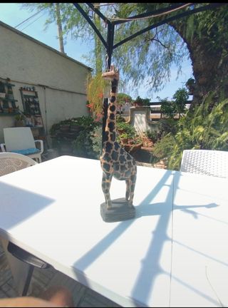 Statua in legno Giraffa