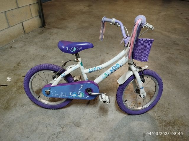 Bici 16" para niño-a de 3 a 6 años