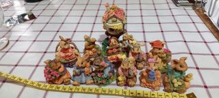Collezione coniglietti resina