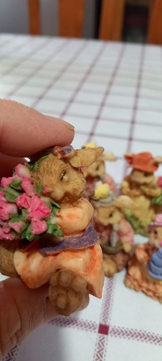 Collezione coniglietti resina