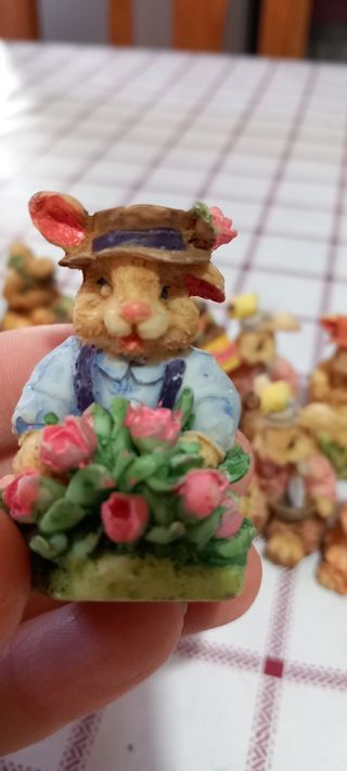 Collezione coniglietti resina