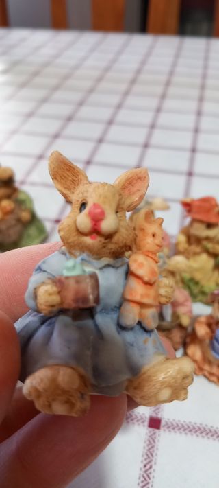 Collezione coniglietti resina